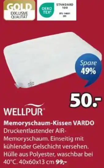 JYSK Wellpur memoryschaum-kissen Angebot