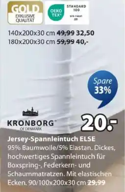 JYSK Jersey-Spannleintuch ELSE Angebot