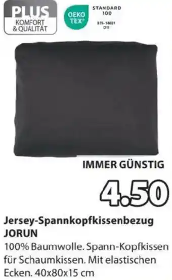 JYSK Jersey-Spannkopfkissenbezug JORUN Angebot