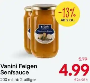 MPreis Vanini Feigen Senfsauce 200ml Angebot