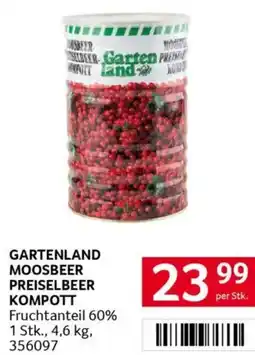 Transgourmet Gartenland moosbeer preiselbeer kompott Angebot