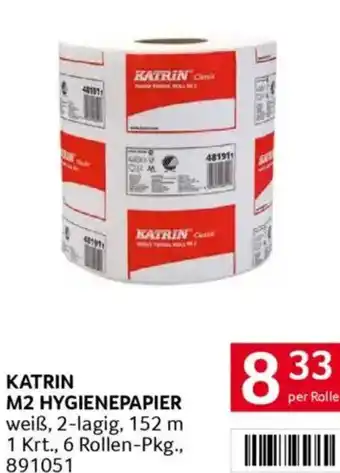 Transgourmet Katrin m2 hygienepapier Angebot