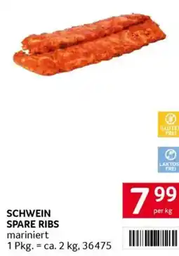 Transgourmet Schwein spare ribs Angebot