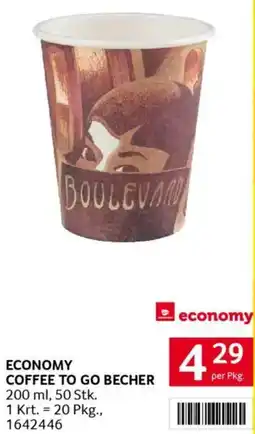 Transgourmet Economy coffee to go becher Angebot