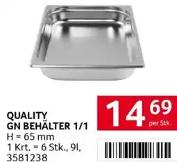 Transgourmet Quality gn behälter 1/1 Angebot