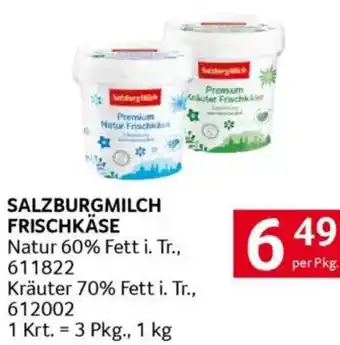 Transgourmet Salzburgmilch frischkäse Angebot