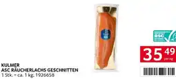 Transgourmet Kulmer asc räucherlachs geschnitten Angebot