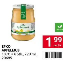 Transgourmet Efko apfelmus Angebot