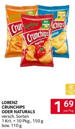 Transgourmet Lorenz crunchips oder naturals Angebot