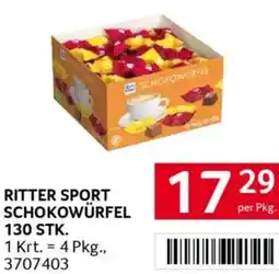 Transgourmet Ritter sport schokowürfel Angebot
