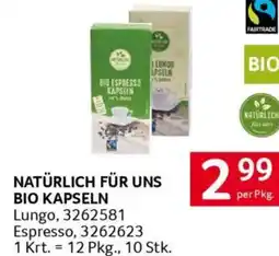 Transgourmet Natürlich für uns bio kapseln Angebot