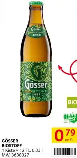 Transgourmet Gösser biostoff Angebot