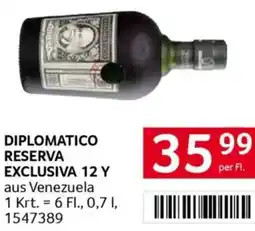 Transgourmet Diplomatico reserva exclusiva 12 y Angebot