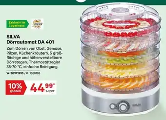 Lagerhaus SILVA Dörrautomat DA 401 Angebot