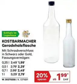Lagerhaus Kostbarmacher geradehalsflasche Angebot