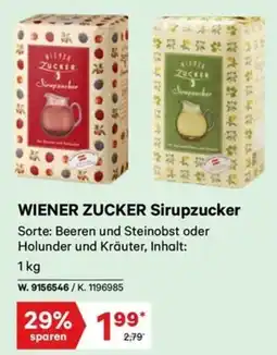 Lagerhaus Wiener zucker sirupzucker Angebot