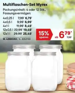 Lagerhaus Multiflaschen Set Myrex Angebot