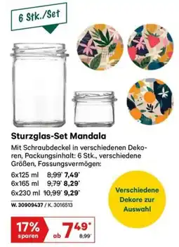 Lagerhaus Sturzglas-Set Mandala Angebot