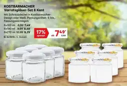 Lagerhaus Kostbarmacher vorratsgläser set 8 kant Angebot