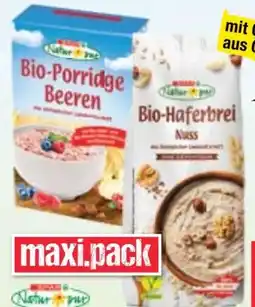 Maximarkt Spar Natur pur Bio-Haferbrei Angebot