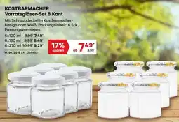 Lagerhaus Kostbarmacher vorratsgläser set 8 kant Angebot