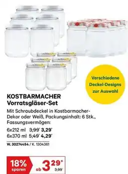Lagerhaus Kostbarmacher vorratsgläser set Angebot