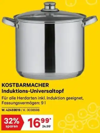 Lagerhaus Kostbarmacher induktions universaltopf Angebot