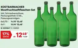 Lagerhaus Kostbarmacher mostfruchtsaftflaschen set Angebot