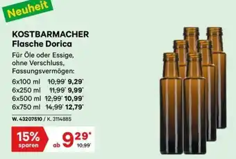Lagerhaus Kostbarmacher flasche dorica Angebot