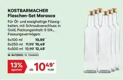 Lagerhaus Kostbarmacher flaschen set marasca Angebot