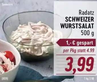 Radatz Radatz schweizer wurstsalat Angebot