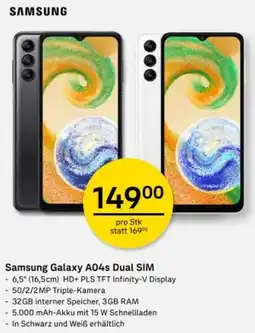 Post Samsung galaxy a04s dual sim Angebot