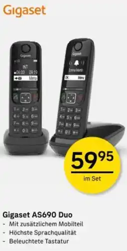 Post Gigaset as690 duo Angebot