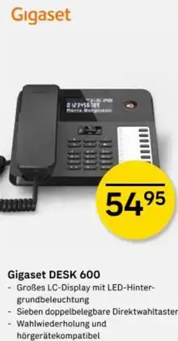 Post Gigaset desk 600 Angebot