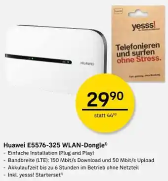 Post Huawei e5576-325 wlan dongle Angebot