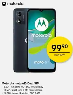 Post Motorola moto e13 dual sim Angebot