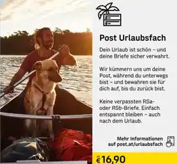 Post Post urlaubsfach Angebot