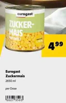 Eurogast Grissemann Eurogast zuckermais Angebot
