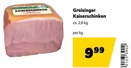 Eurogast Grissemann Greisinger kaiserschinken Angebot