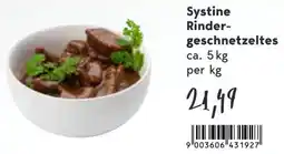Eurogast Grissemann Systine rinder geschnetzeltes Angebot