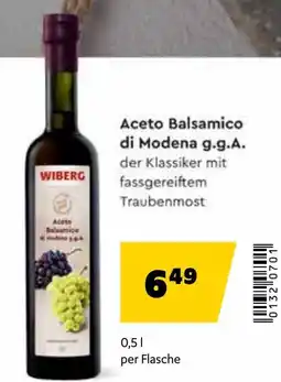 Eurogast Grissemann Wiberg aceto balsamico di modena g g a Angebot