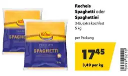 Eurogast Grissemann Recheis spaghetti oder spaghettini Angebot
