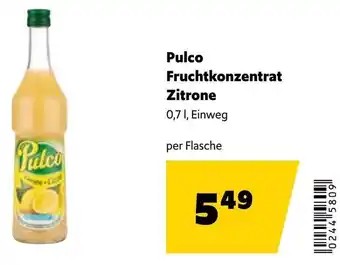 Eurogast Grissemann Pulco fruchtkonzentrat zitrone Angebot