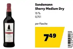 Eurogast Grissemann Sandemann sherry medium dry Angebot