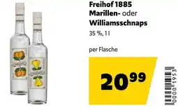 Eurogast Grissemann Freihof 1885 marillen oder williamsschnaps Angebot