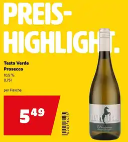 Eurogast Grissemann Testa verde prosecco Angebot
