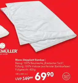 Matratzen Concord Künsemüller mono steppbett bambus Angebot
