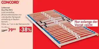 Matratzen Concord Concord lattenrost duo flex nvi Angebot
