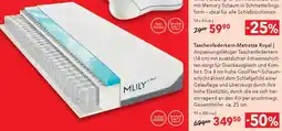 Matratzen Concord Mlily taschenfederkern matratze royal Angebot