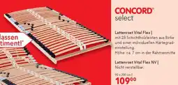 Matratzen Concord Concord lattenrost vital flex Angebot